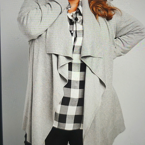 Lane Bryant Sweaters - Lane Bryant Open-Front Cardigan Sw…